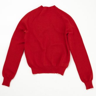 Comme des Garcons Red Wool Knitwear