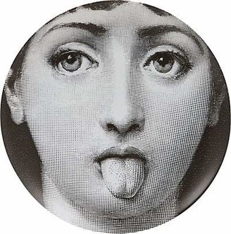 Fornasetti Theme & Variations Plate No. 82 - Wht.&blk.