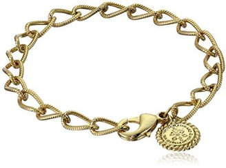 The Vatican Library Collection Tone Charm Link Bracelet