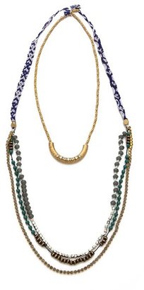serefina Beaded Layer Necklace