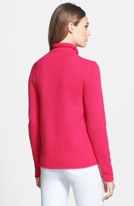 Halogen Wool & Cashmere Turtleneck Sweater