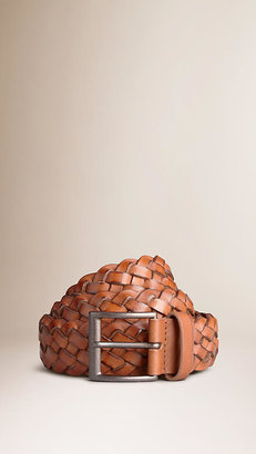 Burberry Woven Leather Belt
