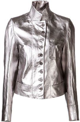 Ann Demeulemeester cropped fitted jacket