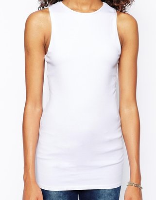 ASOS Tunic Singlet with High Neck