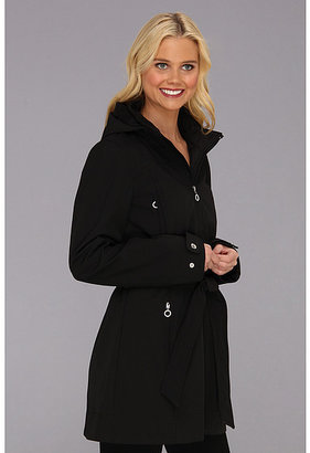 Calvin Klein Hooded Zip Front Jacket w/ Belt CW341267