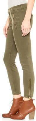 Mother Cropped Zipper Welt Jeans