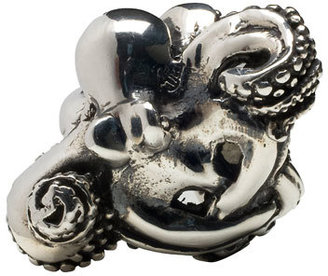 Femme Metale Jewelry Octopussy Ring in Silver