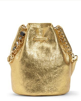 Juicy Couture Couture Clash Leather Mini Bucket Bag
