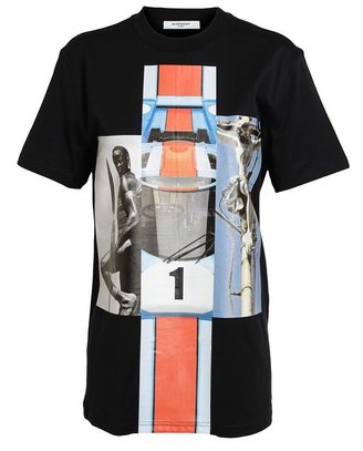 Givenchy Oversized Patchwork Printed Cotton T-Shirt