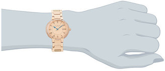 Isaac Mizrahi New York Crystal Case Tuxedo Dial Classic Bracelet Watch