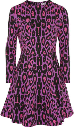 ALICE by Temperley Gwen leopard-print ponte dress