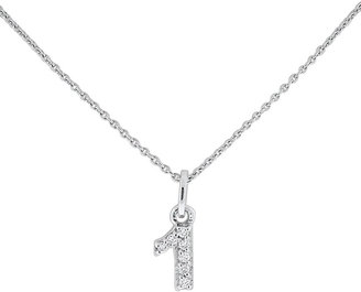 KC Designs Diamond Number Necklace, "1"
