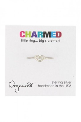 Dogeared Charmed Open Heart Ring - Size 6