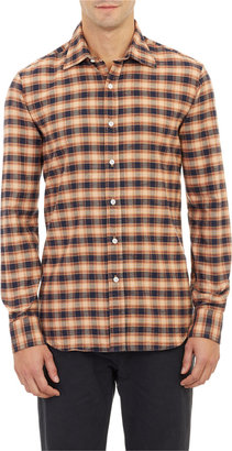 Salvatore Piccolo Plaid Flannel Shirt