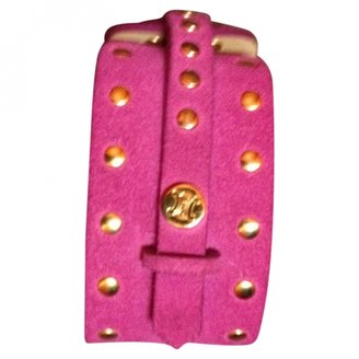 Celine Pink Leather Bracelet