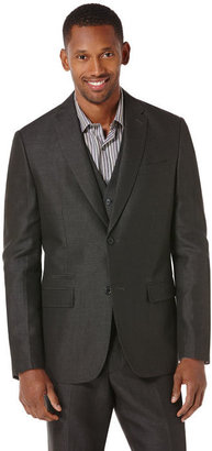 Perry Ellis Slim Fit Broken Twill Linen Suit Jacket