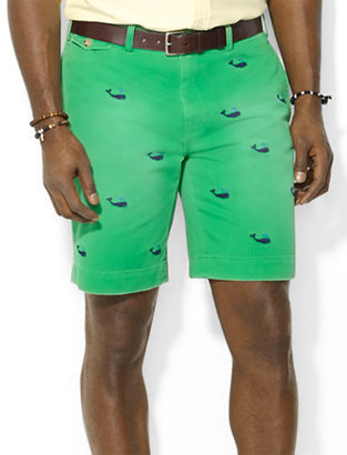 Polo Ralph Lauren Classic-Fit Greenwich Embroidered Chino Short --