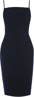 Oasis Roxy Pinstripe Lace Dress
