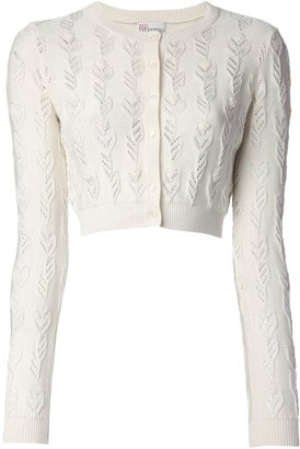 RED Valentino patterned knit cardigan