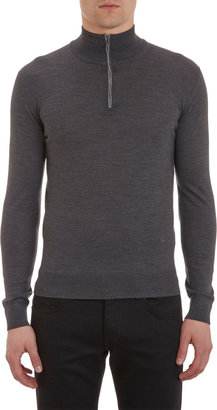 Isaia Half-Zip Pullover Sweater