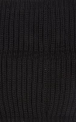 Barneys New York English Rib-Knit Cowl-Black