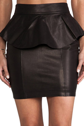 Torn By Ronny Kobo Gigi Leather Skirt