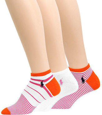 Ralph Lauren Variegated Anklet Socks - 3 Pack