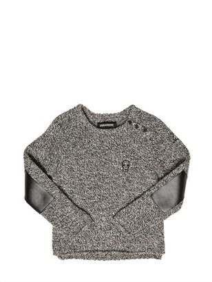 Zadig & Voltaire Zadig&voltaire - Wool & Faux Leather Sweater