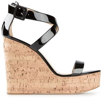 Giuseppe zanotti design wedge strappy sandals