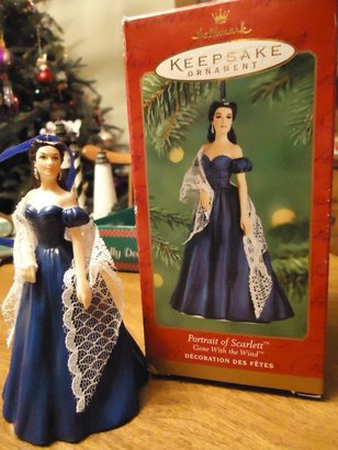 Hallmark 2001 Ornament Portrait Of Scarlett Gone With The Wind