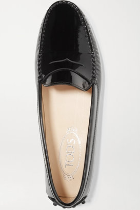 Tod's Gommino Patent-leather Loafers - Black