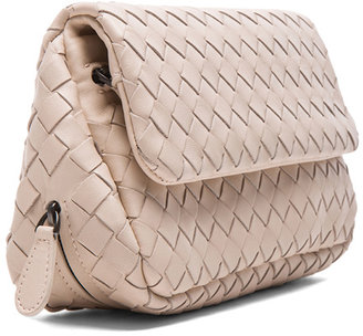Bottega Veneta Fold Over Messenger Bag