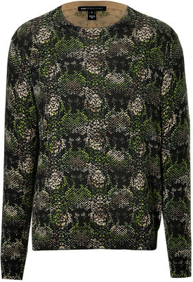 Marc by Marc Jacobs Cotton Snake Print Pullover