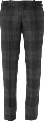 Alexander McQueen Grey Slim-Fit Wool Suit Trousers