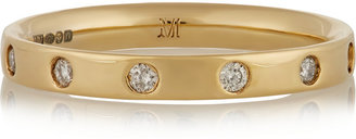 Monica Vinader Skinny Crown gold-plated diamond ring