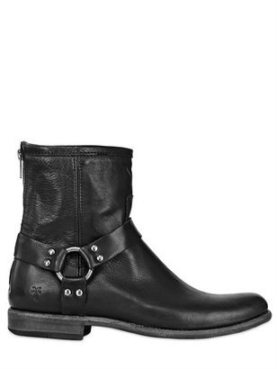 Frye Kate Moss Leather Low Boots