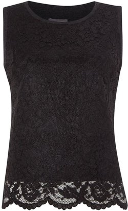 Vince Camuto Sleeveless lace vest top