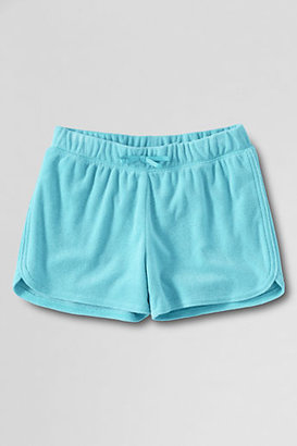 Lands' End Girls' Plus Terry Pull-on Shorts