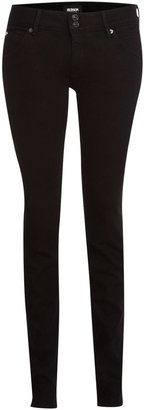 Hudson Jeans 1290 Women's Hudson Jeans Mid rise skinny jean in washed black
