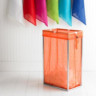 Container Store Mesh Laundry Bag Orange
