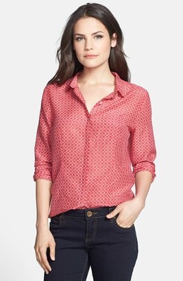 Halogen Cotton & Silk Shirt