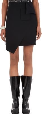 Balenciaga Flyaway-Front Midi Skirt