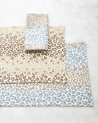 Vietri Four Leopard-Print Placemats