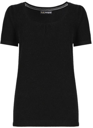 Marks and Spencer Rosie For Autograph Pure Cashmere Short Sleeve Pyjama Top