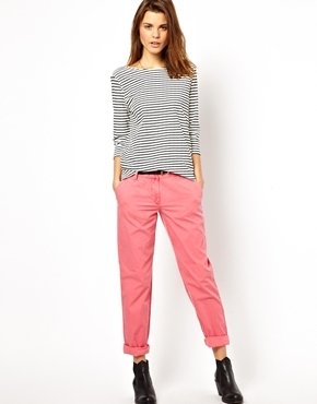 French Connection Galaxy Cotton Chino - Pink