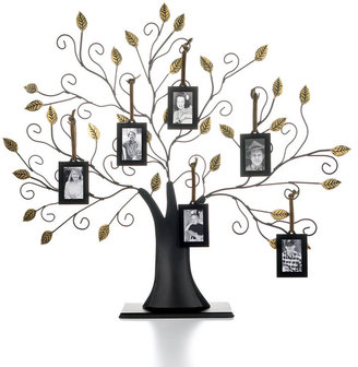 Family Tree with Set of 6 Hanging Frames