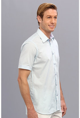 Report Collection Short Sleeve Micro Print Shirt