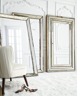 Hooker Furniture Glam Floor Mirror With Jewelry Armoire Storage 82"