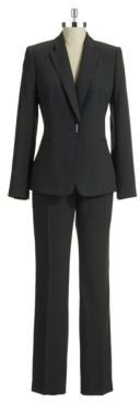 Tahari ARTHUR S. LEVINE Two Piece Pinstriped Suit