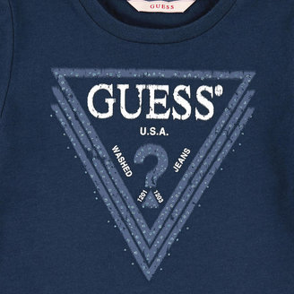 GUESS Short-sleeved logo print T-shirt